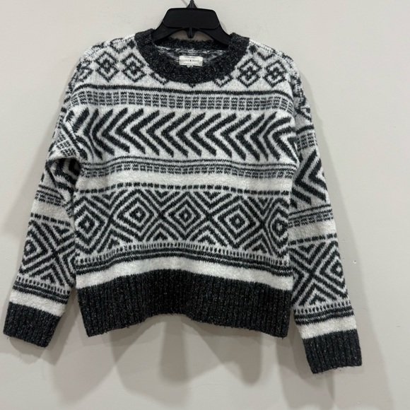 Lucky Brand Sweaters - Lucky Brand Sweater Womens Geometric Atzec Crewneck Pullover Size S